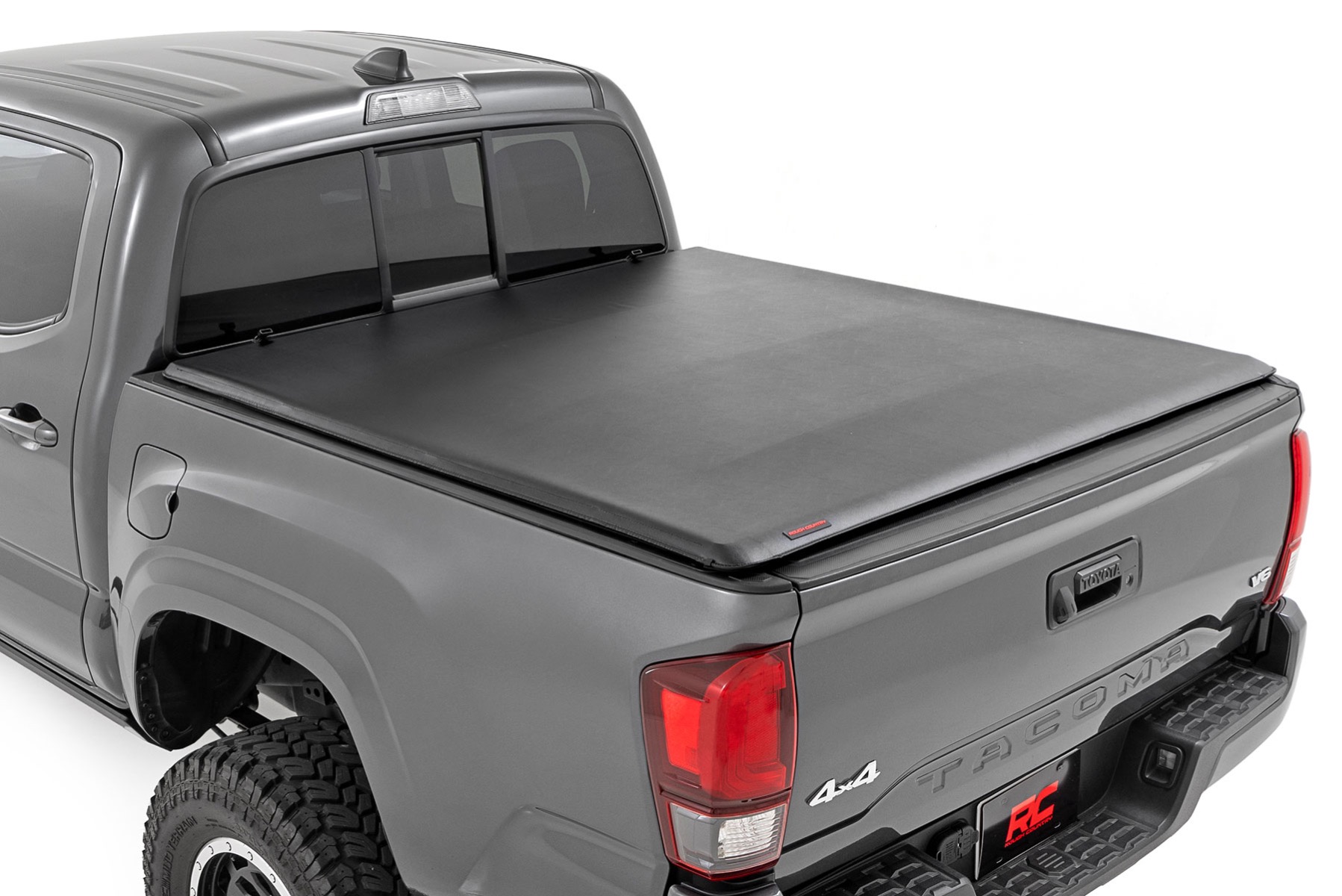 Rough Country Soft Roll Up Bed Cover 5β² Bed Toyota Tacoma 2WD/4WD (2016-2023)