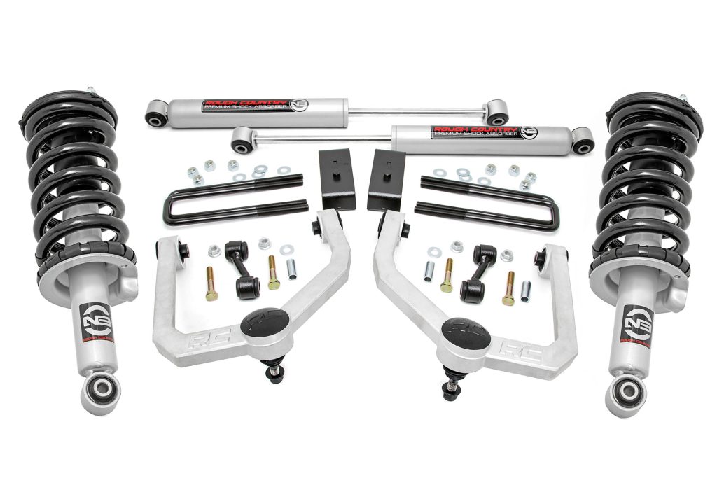Rough Country 3 Inch Lift Kit N3 Struts & Shocks Nissan Titan 2WD/4WD (2004-2024)
