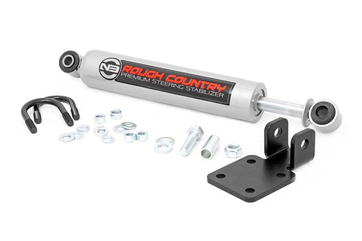 Rough Country HD Steering Kit Stabilizer Combo Jeep Cherokee XJ/Comanche MJ/Wrangler TJ
