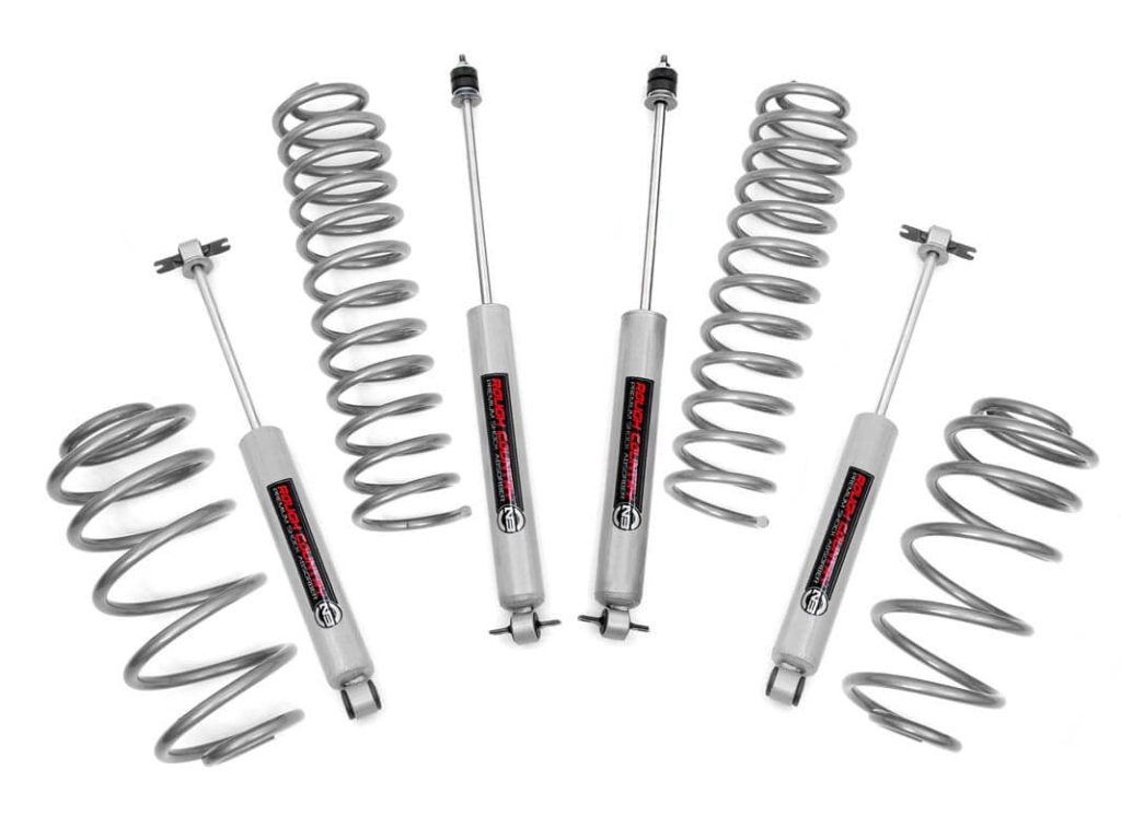 Rough Country 2.5 Inch Lift Kit 6 Cyl N3 Jeep Wrangler TJ (97-06)/Wrangler Unlimited (04-06)