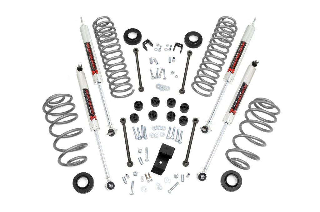 Rough Country 3.25 Inch Lift Kit 6 Cyl M1 Jeep Wrangler TJ 4WD (1997-2002)