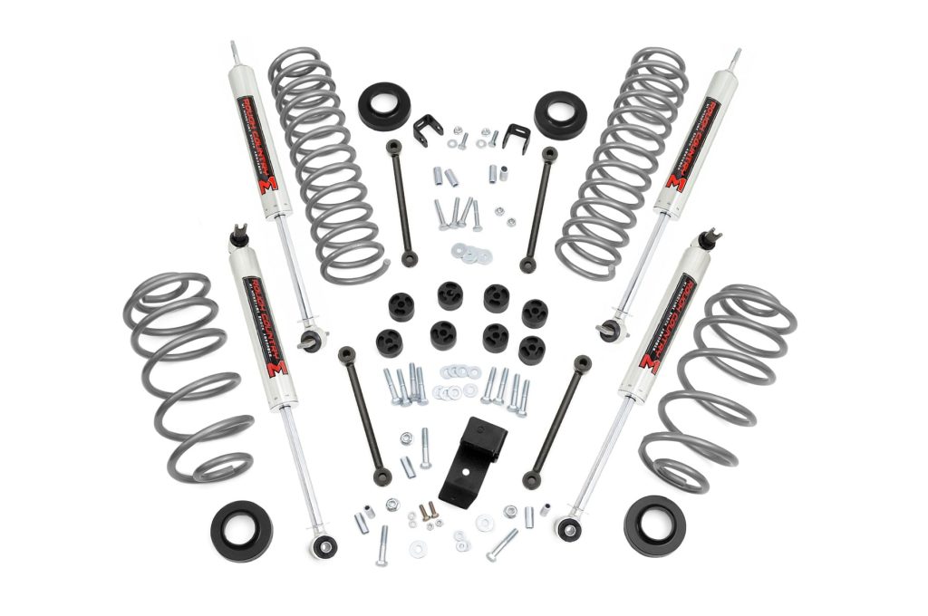 Rough Country 3.25 Inch Lift Kit 6 Cyl M1 Jeep Wrangler TJ (03-06)/Wrangler Unlimited (04-06)