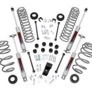 Rough Country 3.25 Inch Lift Kit 4 Cyl Jeep Wrangler TJ 4WD (1997-2002)