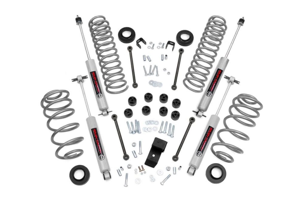 Rough Country 3.25 Inch Lift Kit 6 Cyl Jeep Wrangler TJ 4WD (1997-2002)