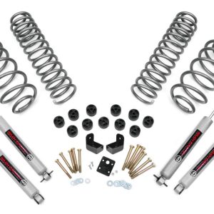Rough Country 3.75 Inch Lift Kit Combo 4 Cyl N3 Jeep Wrangler TJ (97-06)/Wrangler Unlimited (04-06)