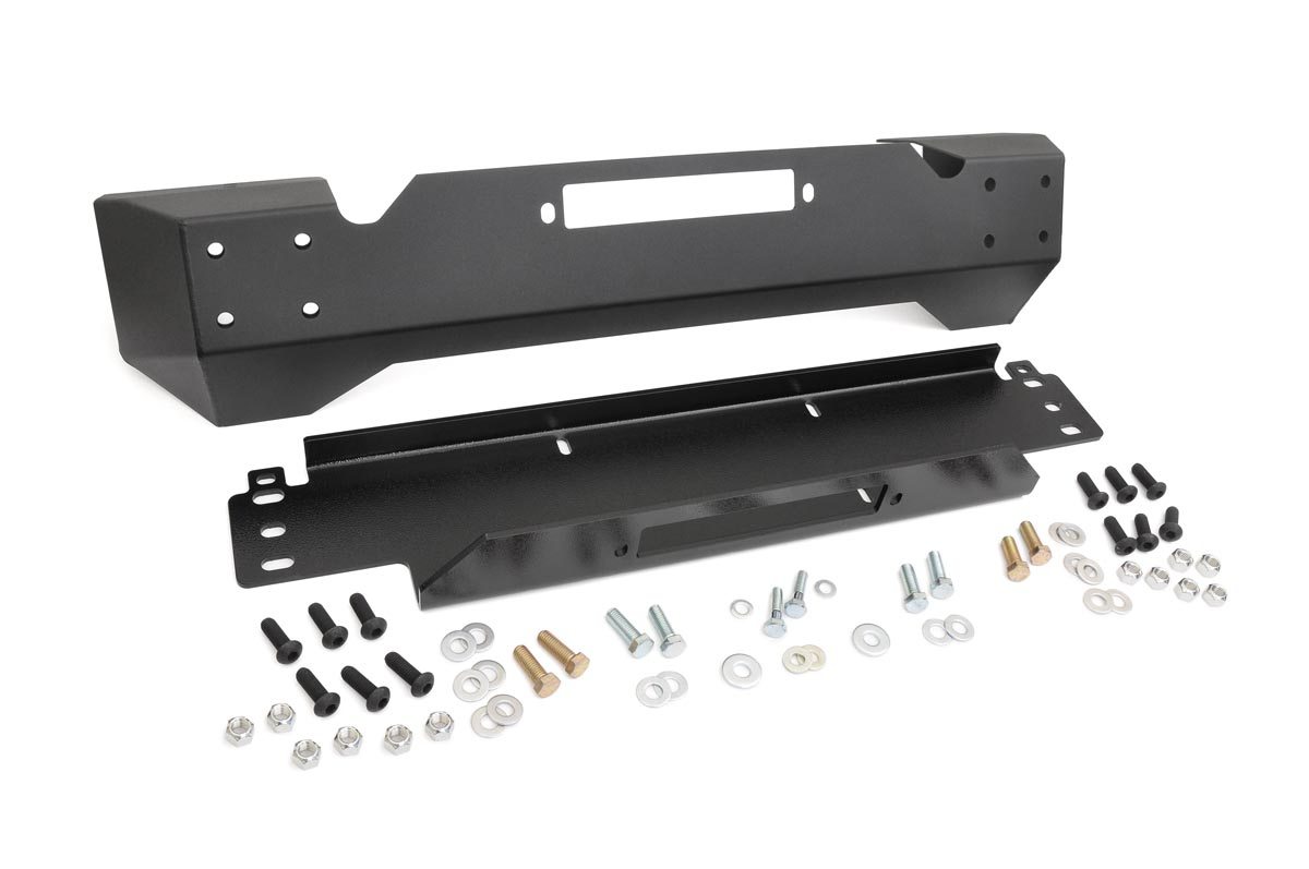 Rough Country Front Stubby Winch Bumper Jeep Wrangler TJ (97-06)/Wrangler Unlimited (04-06)