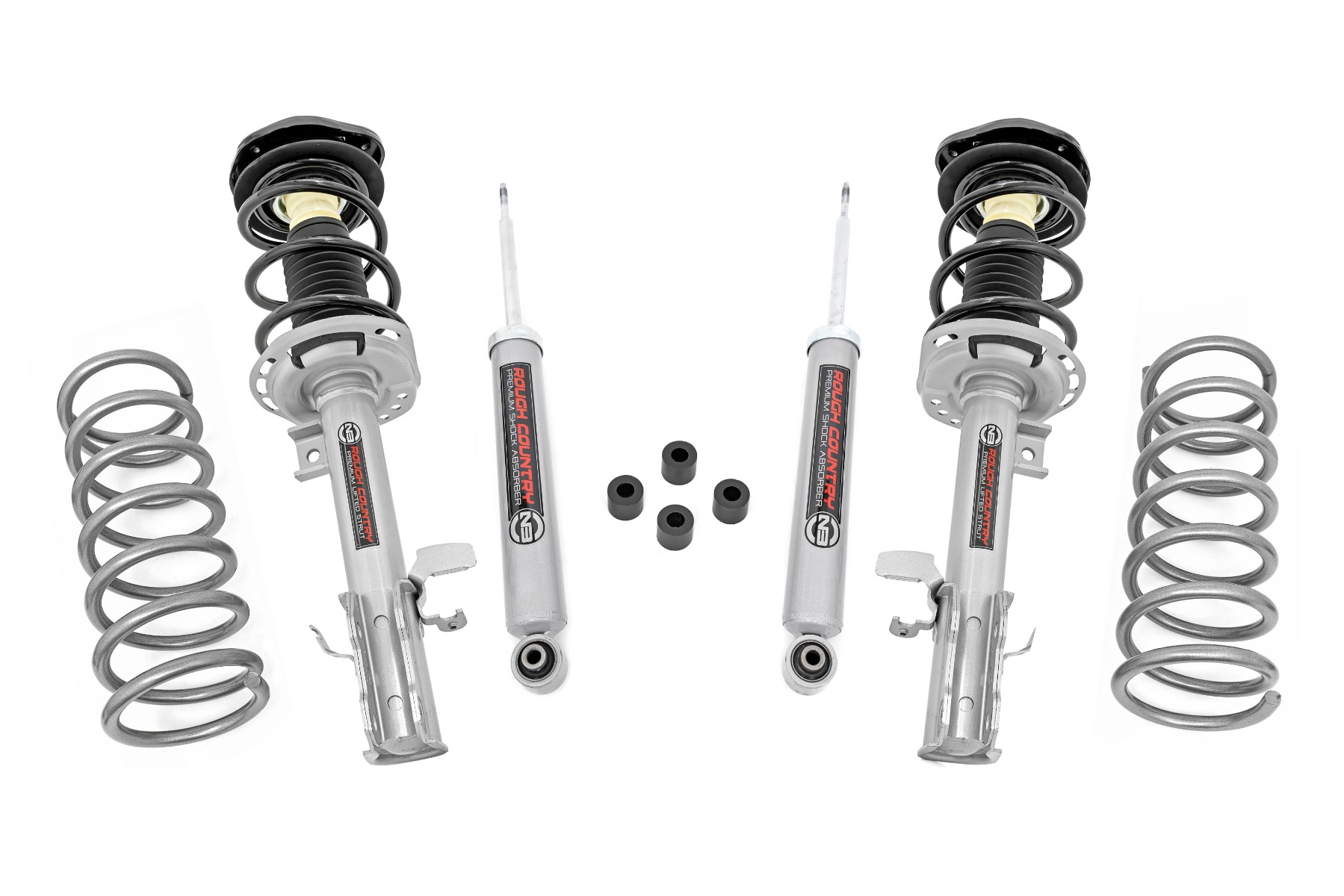 Rough Country 1.5 Inch Lift Kit Lifted Struts Ford Bronco Sport 4WD (2021-2026)