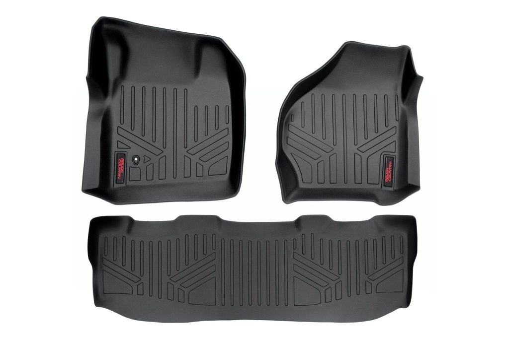 Rough Country Floor Mats FR & RR Crew Cab Ford F-250/F-350 Super Duty 2WD/4WD (99-07)