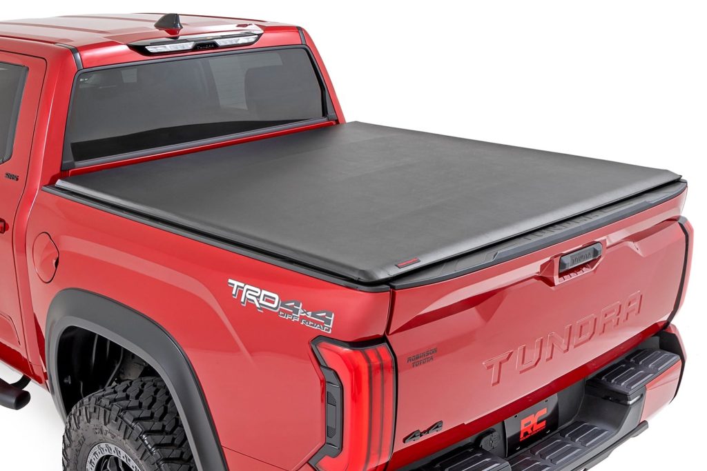 Rough Country Soft Roll Up Bed Cover 5’7″ Bed Toyota Tundra 2WD/4WD (2022-2026)