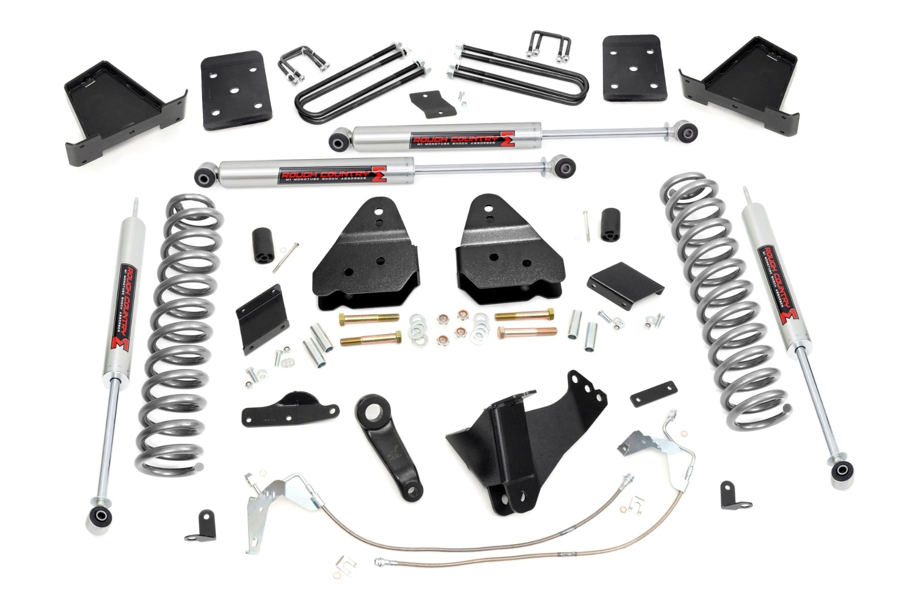 Rough Country 6 Inch Lift Kit Diesel No OVLD M1 Ford F-250 Super Duty 4WD (11-14)