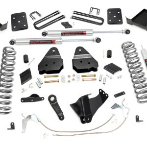 Rough Country 6 Inch Lift Kit Gas OVLD M1 Ford F-250 Super Duty 4WD (2011-2014)