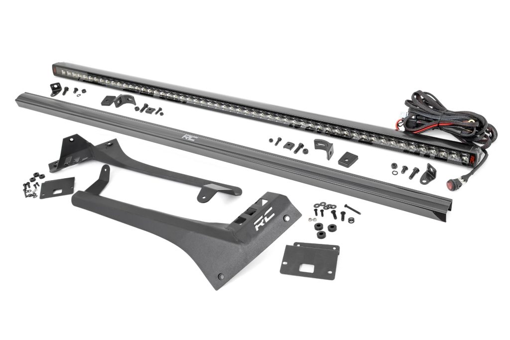 Rough Country LED Light Kit Windshield 50″ Spectrum Single Row Jeep Gladiator JT/Wrangler JL (18-26)