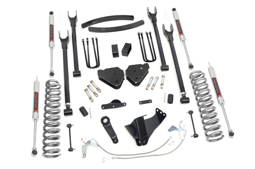 Rough Country 6 Inch Lift Kit Diesel 4 Link M1 Ford F-250/F-350 Super Duty (08-10)