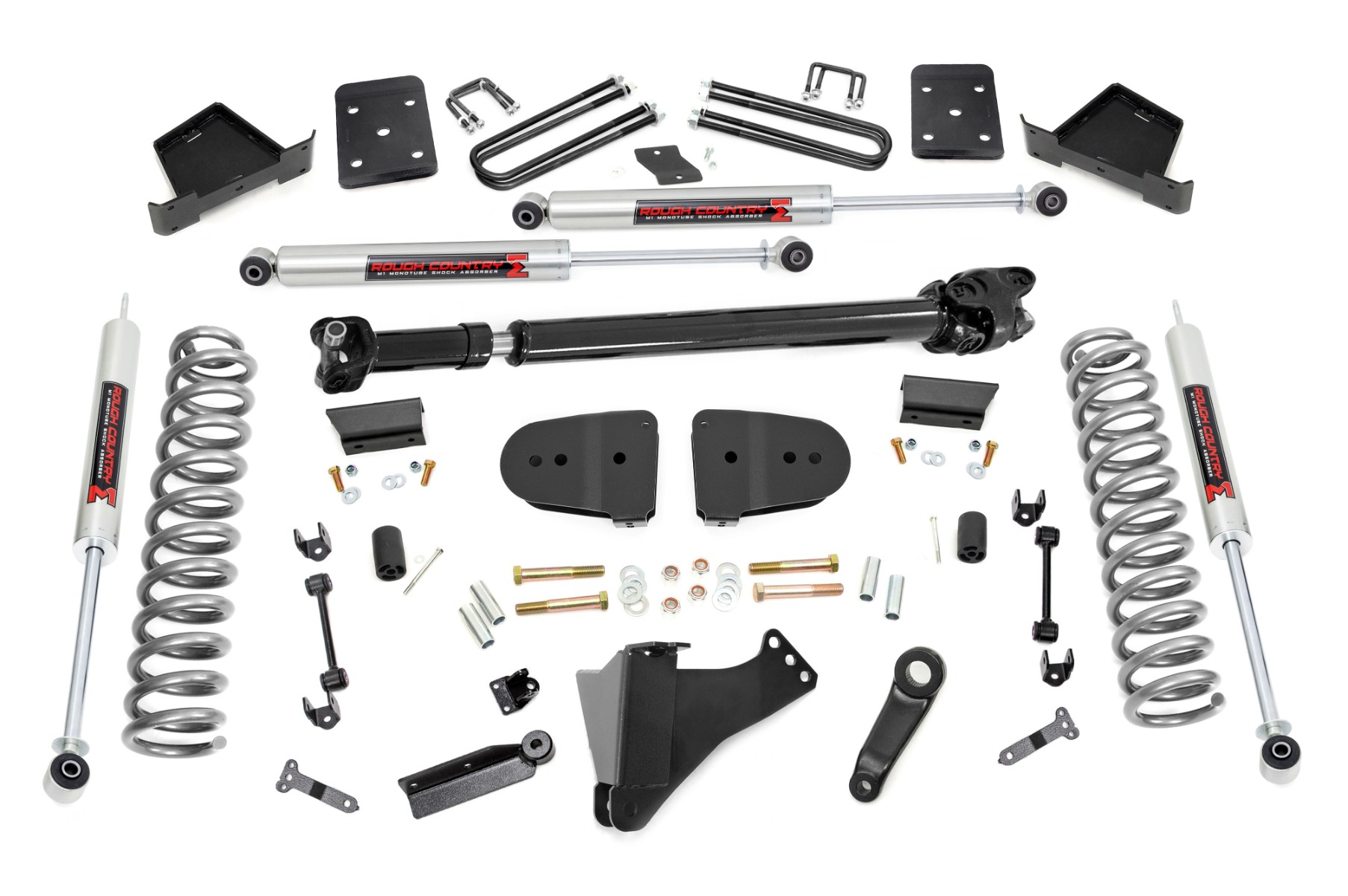 Rough Country 6 Inch Lift Kit OVLDS D/S M1 Ford F-250/F-350 Super Duty 4WD (23-26)
