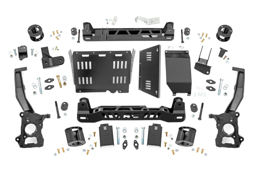 Rough Country 5 Inch Lift Kit Badlands (Non Sasquatch) 2.3L Ford Bronco 4WD (2021-2026)