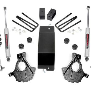 Rough Country 3.5 Inch Lift Kit Cast Steel LCA N3 Strut Chevy/GMC 1500 (07-13)