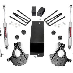 Rough Country 3.5 Inch Lift Kit Alu/Stamp Steel LCA N3 Strut Chevy/GMC 1500 (14-18 & Classic)