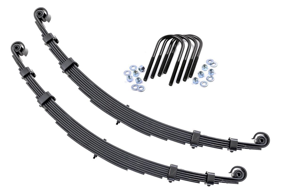 Rough Country Front Leaf Springs 2.5″ Lift Pair Jeep CJ5/CJ7 5 4WD (1955-1975)