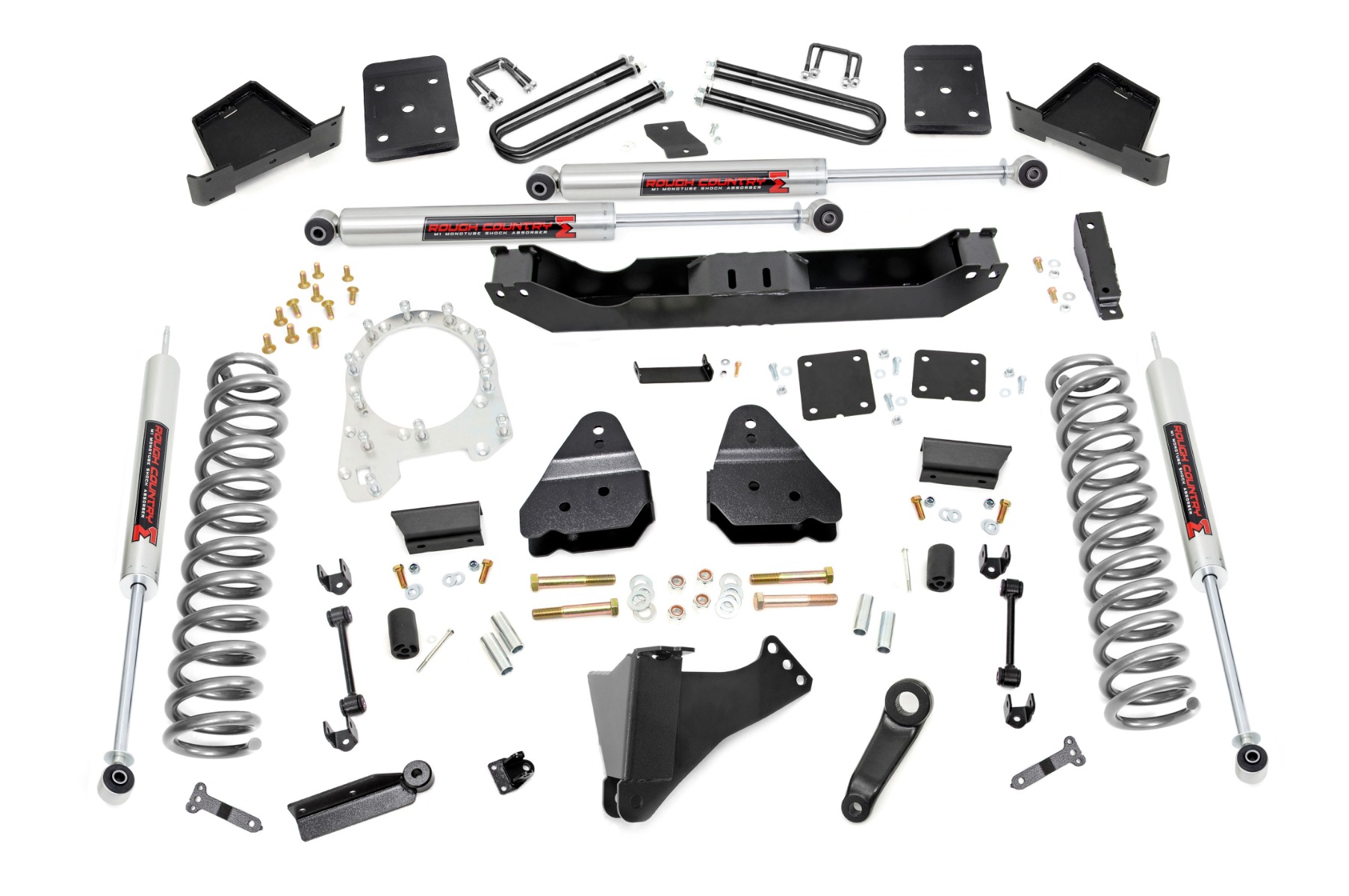 Rough Country 6 Inch Lift Kit Diesel OVLD M1 Ford F-250/F-350 Super Duty 4WD (17-22)