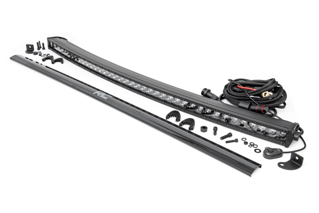 Rough Country 40 Inch Black Series LED Light Bar Curved Single Row