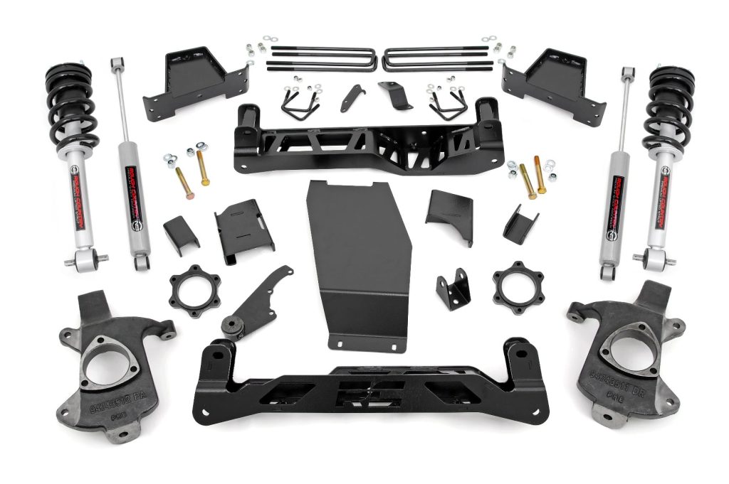 Rough Country 6 Inch Lifit Kit Cast Steel N3 Struts Chevy/GMC 1500 (14-18 & Classic)