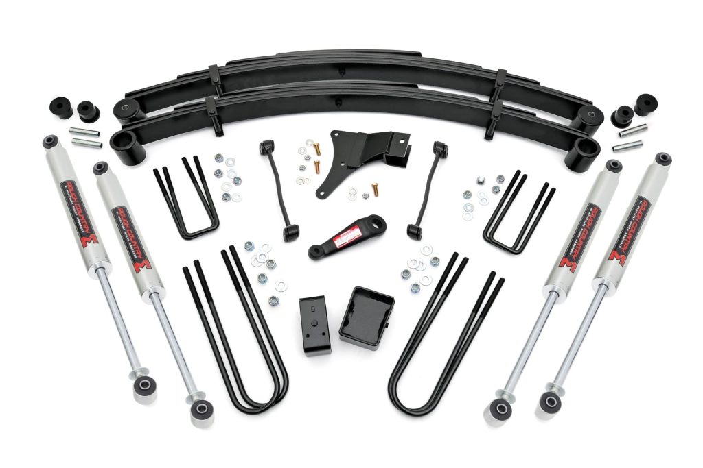 Rough Country 6 Inch Lift Kit Rear Blocks M1 Ford F-250/F-350 Super Duty 4WD (1999)