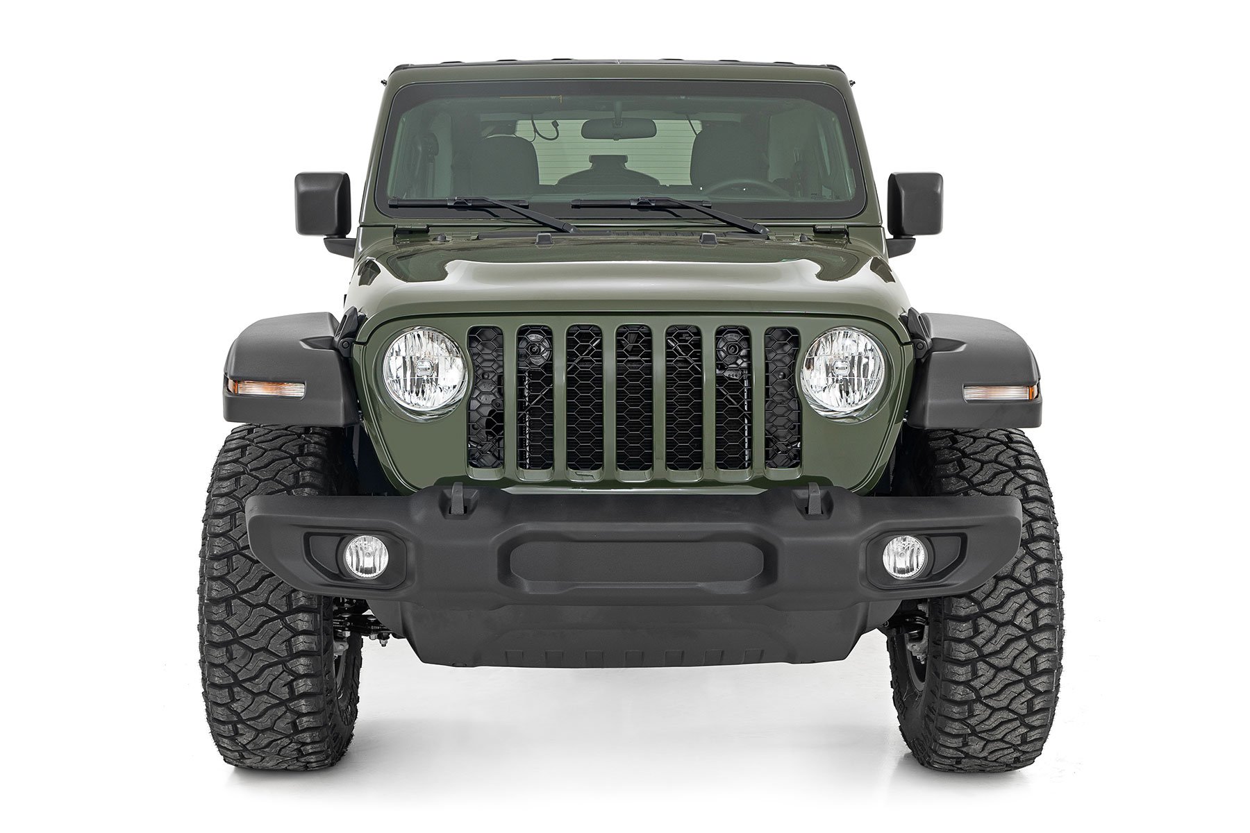 Rough Country 3.5 Inch Lift Kit C/A Drop Front D/S M1 Jeep Wrangler JL 4WD (24-26)