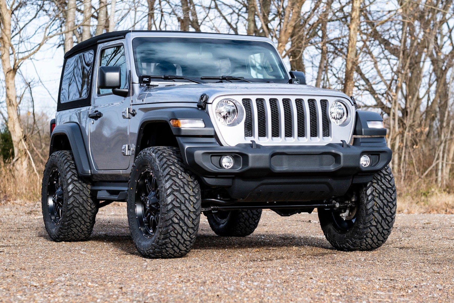 Rough Country 3.5 Inch Lift Kit C/A Drop FR D/S Jeep Wrangler JL 4WD (2024-2026)