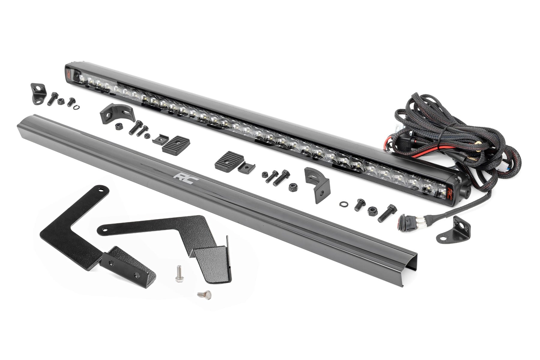 Rough Country LED Light Kit Lower Grille Mount 30β³ Spectrum Single Row Toyota Tacoma (16-23)