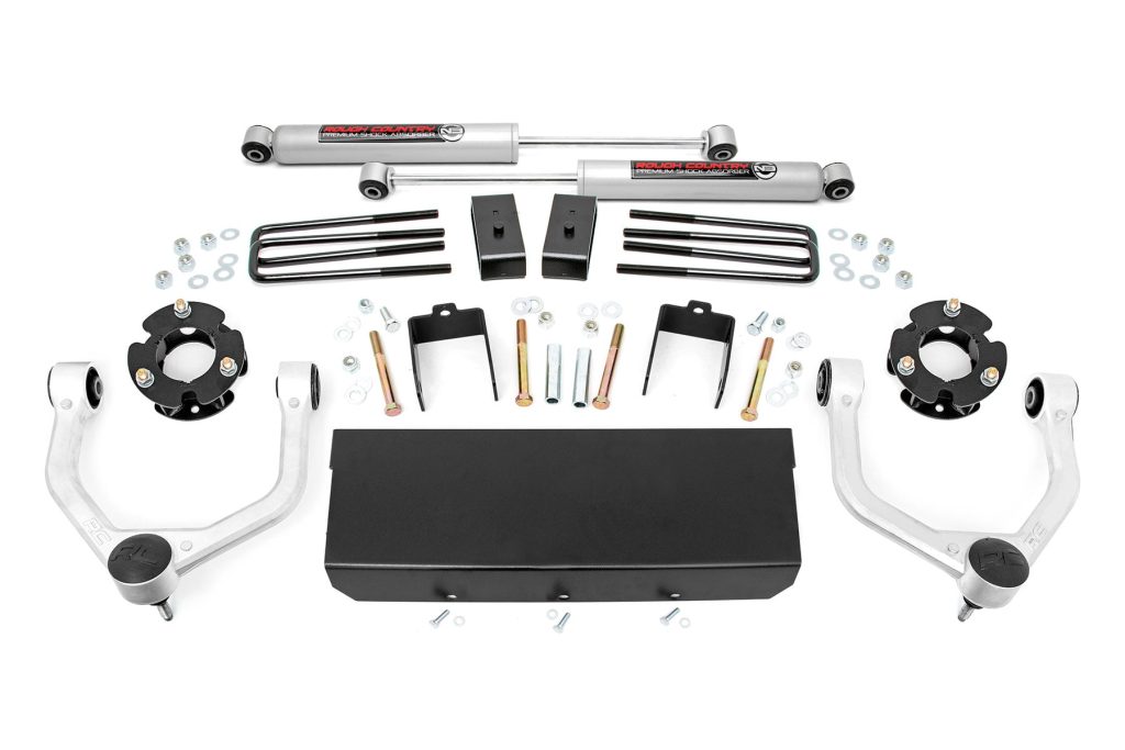 Rough Country 3 Inch Lift Kit N3 Shocks Nissan Titan XD 2WD/4WD (2016-2024)