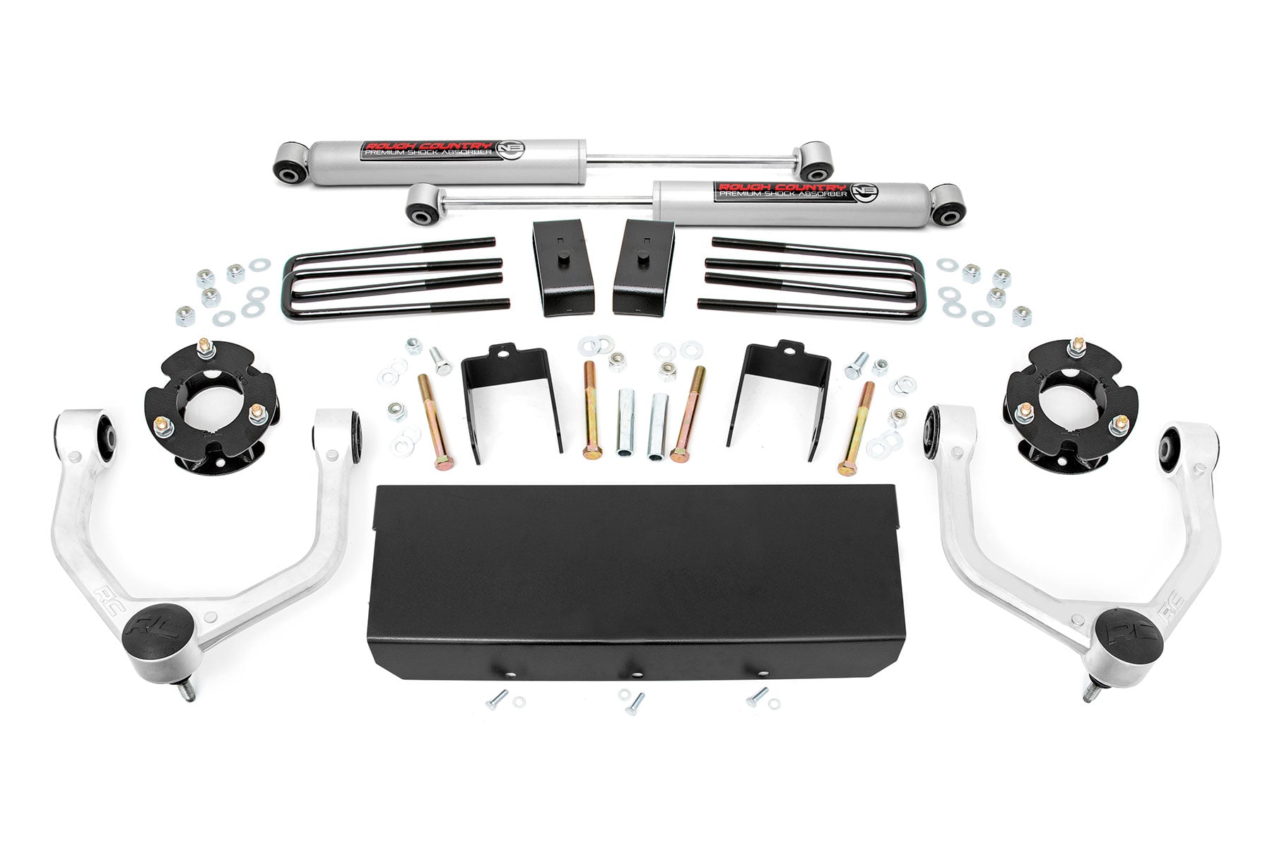 Rough Country 3 Inch Lift Kit N3 Shocks Nissan Titan XD 2WD/4WD (2016-2024)