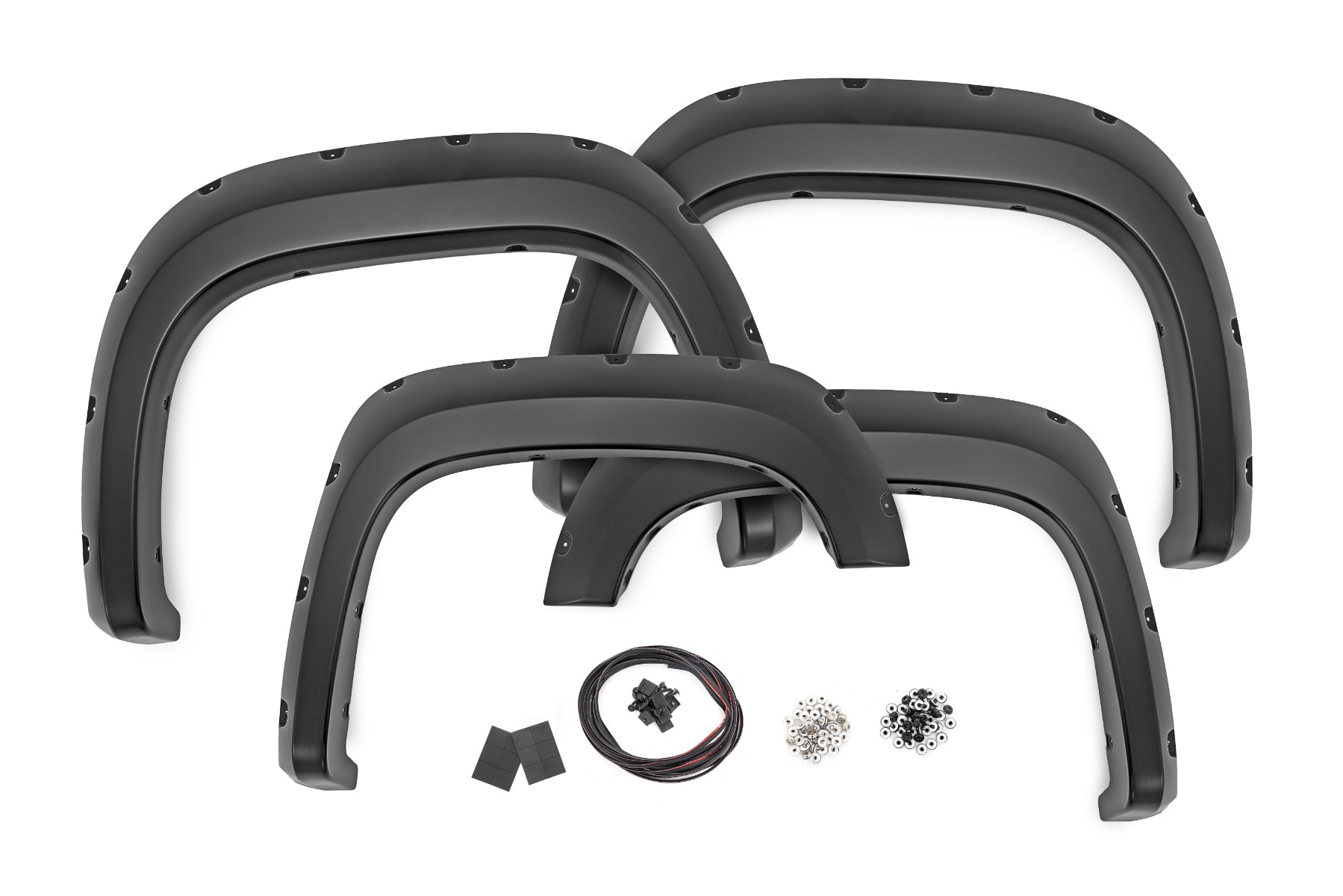 Rough Country Pocket Fender Flares 5’9″ Bed GAP Midnight Blue GMC Sierra 1500 (07-13)