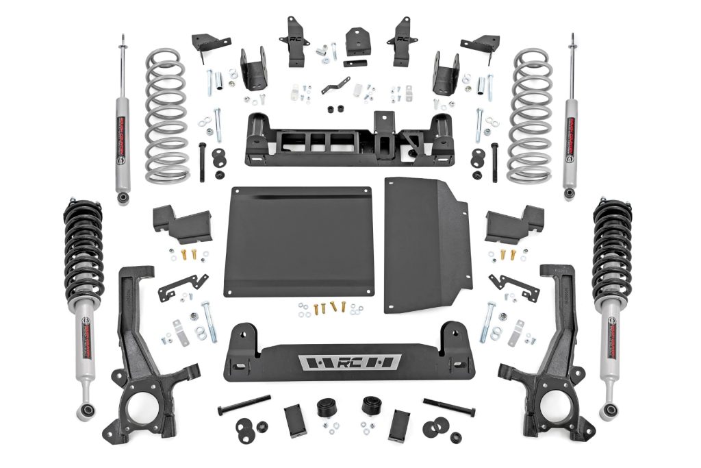 Rough Country 6 Inch Lift Kit N3 Strut Rear Coil Toyota Tundra 4WD (2022-2026)