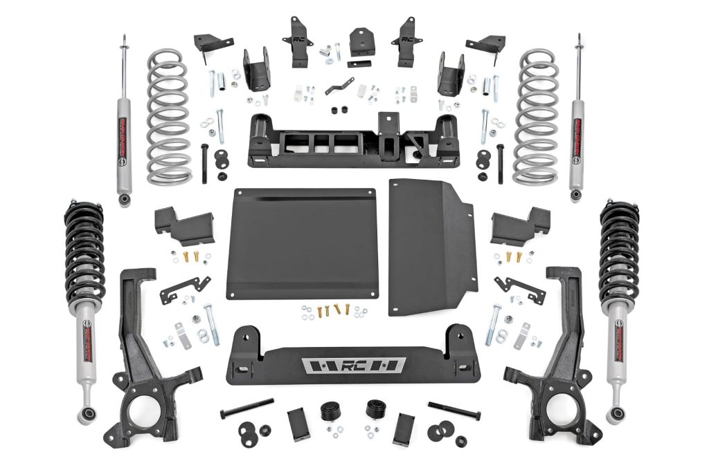Rough Country 6 Inch Lift Kit N3 Strut Rear Coil Toyota Tundra 4WD (2022-2026)