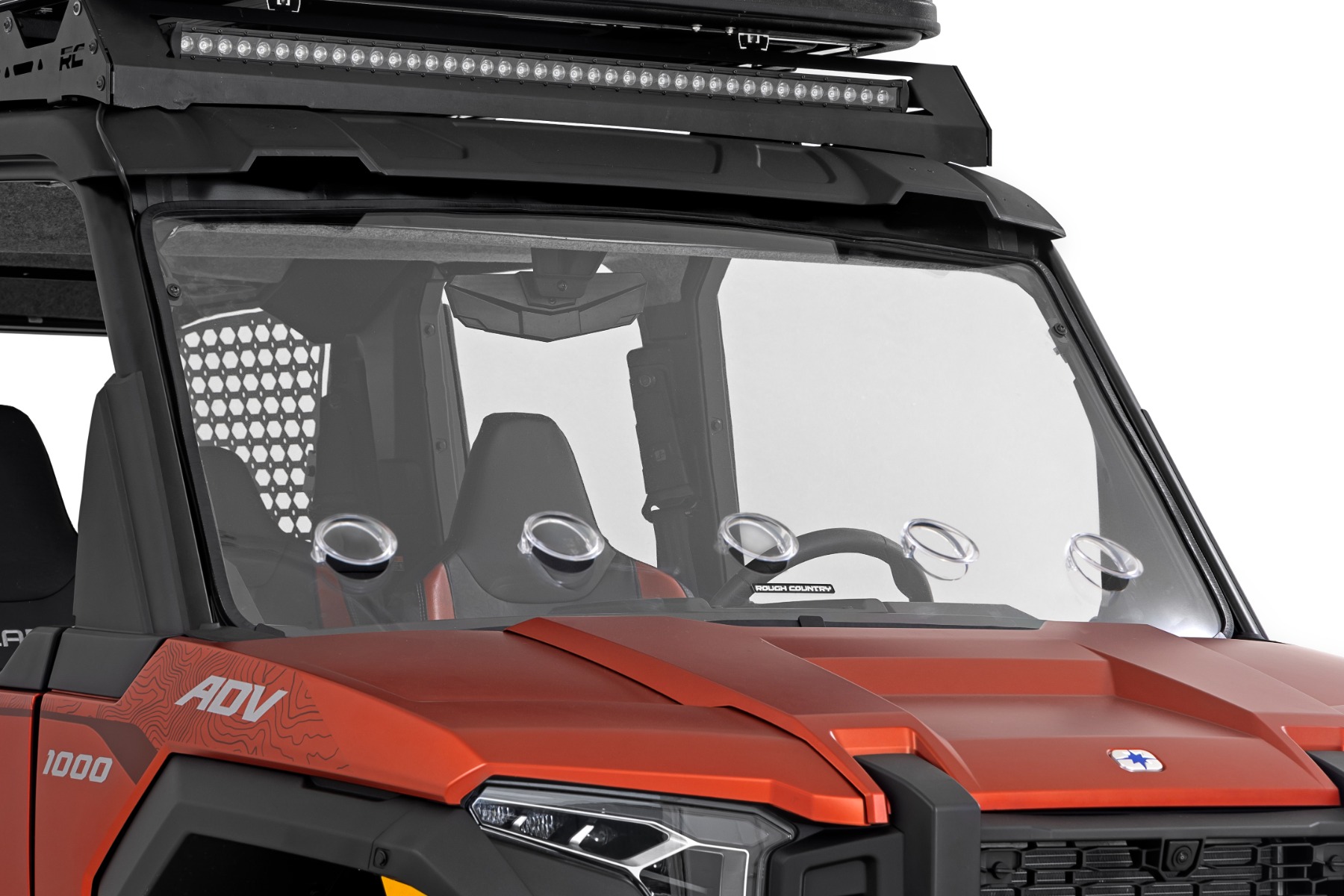 Rough Country Vented Full Windshield Scratch Resistant Polaris XPEDITION XP/XPEDITION XP 5