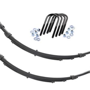 Rough Country Front Leaf Springs 4β³ Lift Pair Jeep CJ5/CJ7 7 4WD (1982-1986)