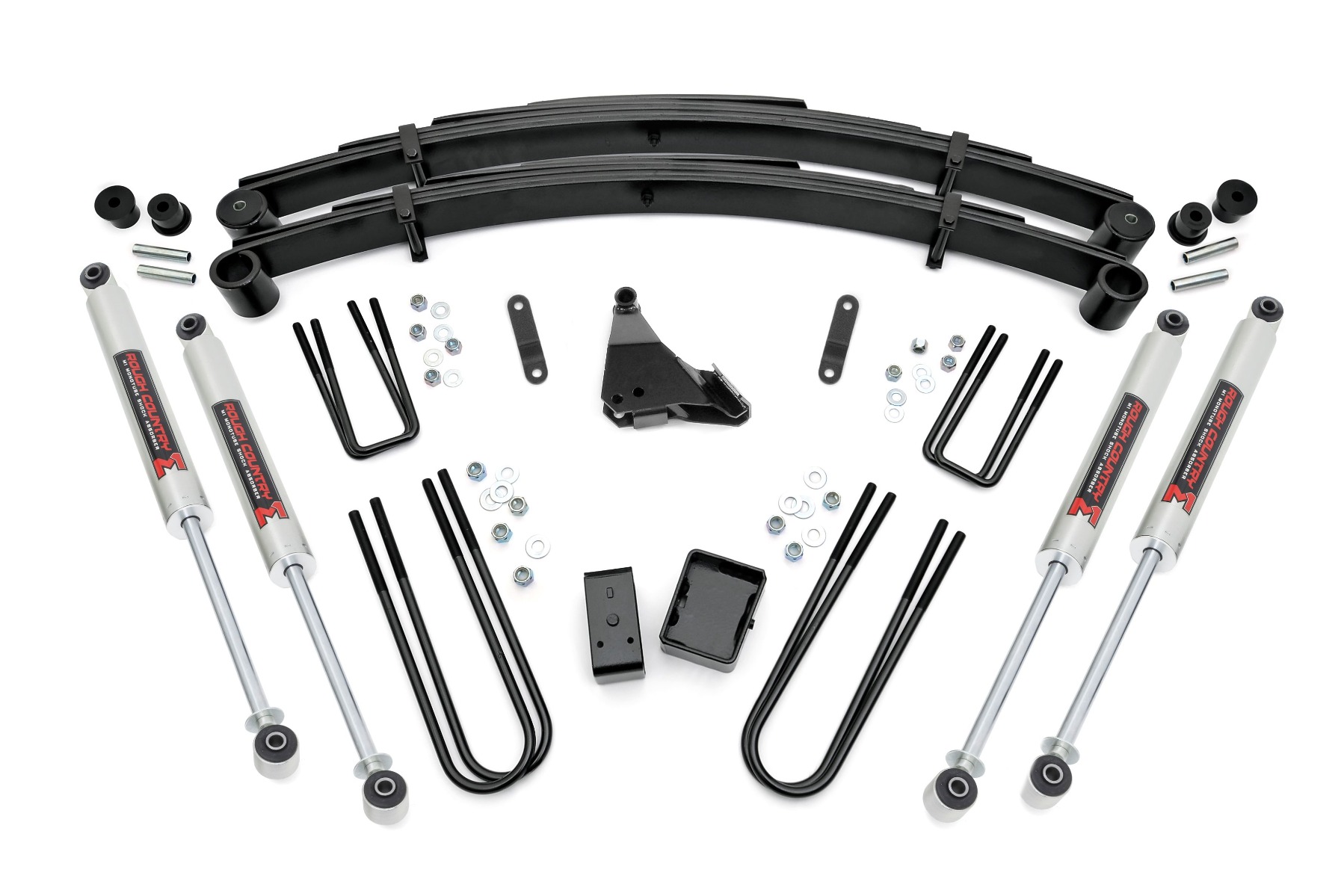Rough Country 6 Inch Lift Kit Rear Blocks M1 Ford F-250/F-350 Super Duty 4WD (99-04)