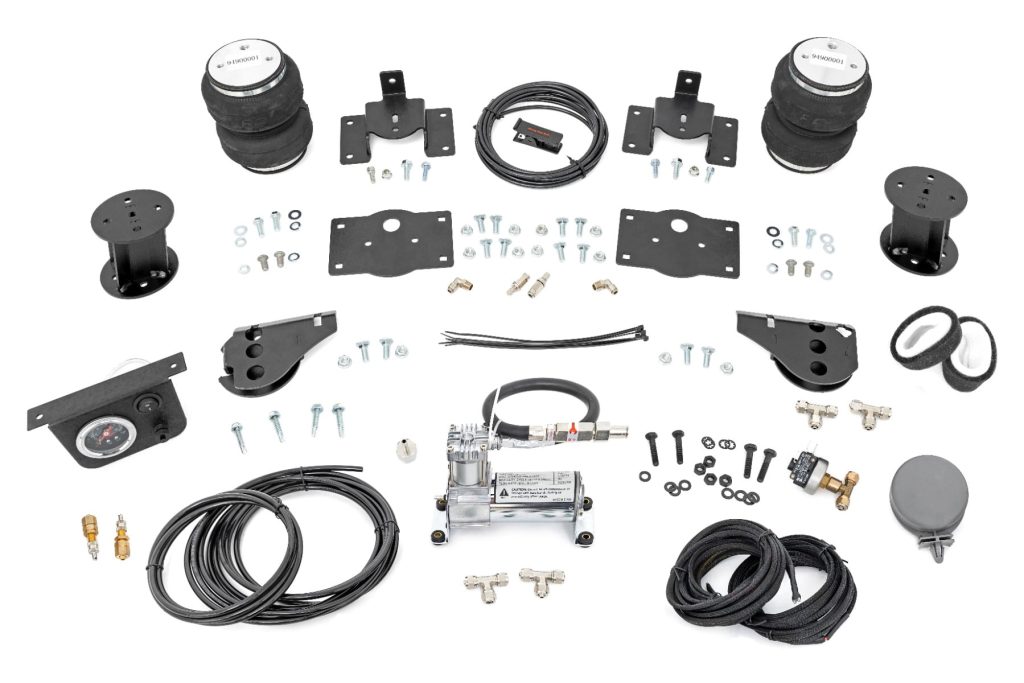 Rough Country Air Spring Kit w/compressor 6 Inch Lift Kit Ram 1500 2WD/4WD (2009-2018 & Classic)