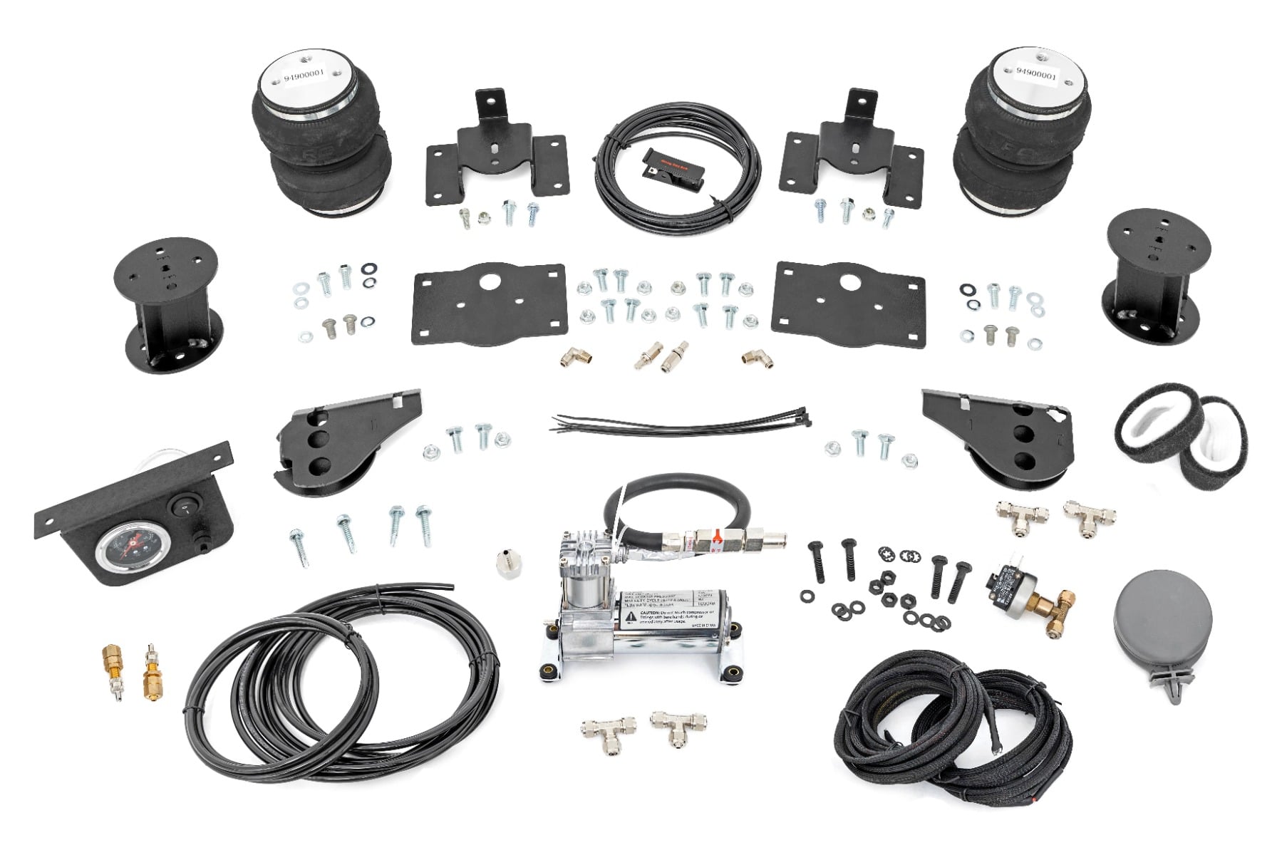 Rough Country Air Spring Kit w/compressor 6 Inch Lift Kit Ram 1500 2WD/4WD (2009-2018 & Classic)