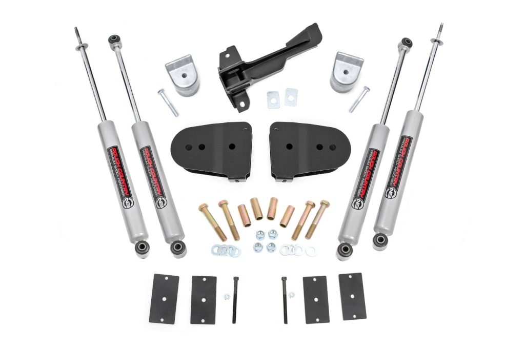Rough Country 3 Inch Lift Kit Tremor N3 Ford F-250/F-350 Super Duty 4WD (2023-2026)