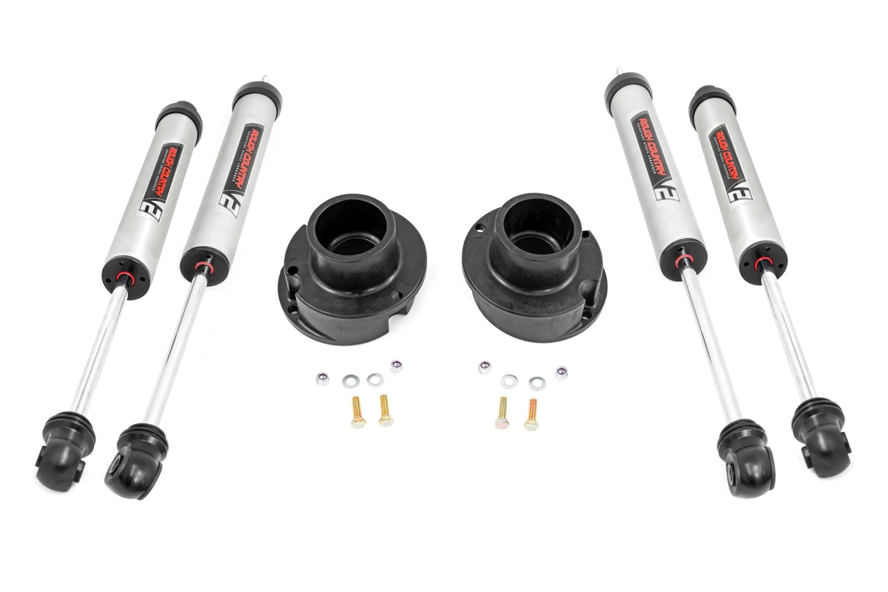 Rough Country 2.5 Inch Leveling Kit RR Leaf V2 Ram 2500 (14-26)/3500 (13-26)