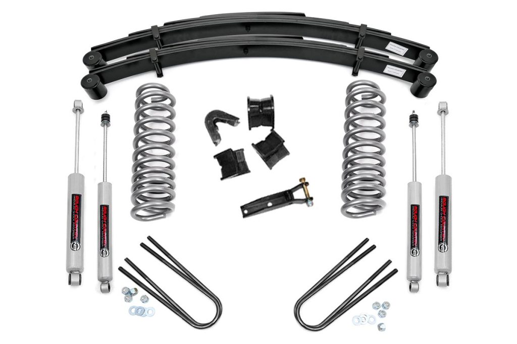 Rough Country 2.5 Inch Lift Kit Rear Springs Ford F-100/F-150 4WD (1977-1979)