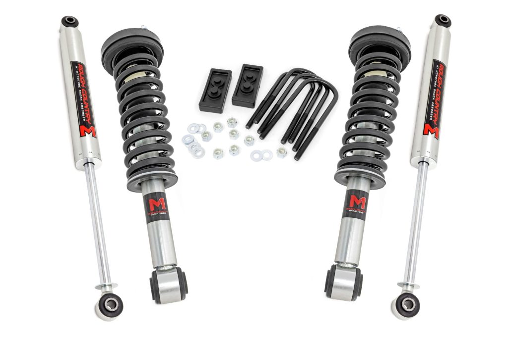 Rough Country 2 Inch Lift Kit M1 Struts/M1 Ford F-150 4WD (2009-2013)