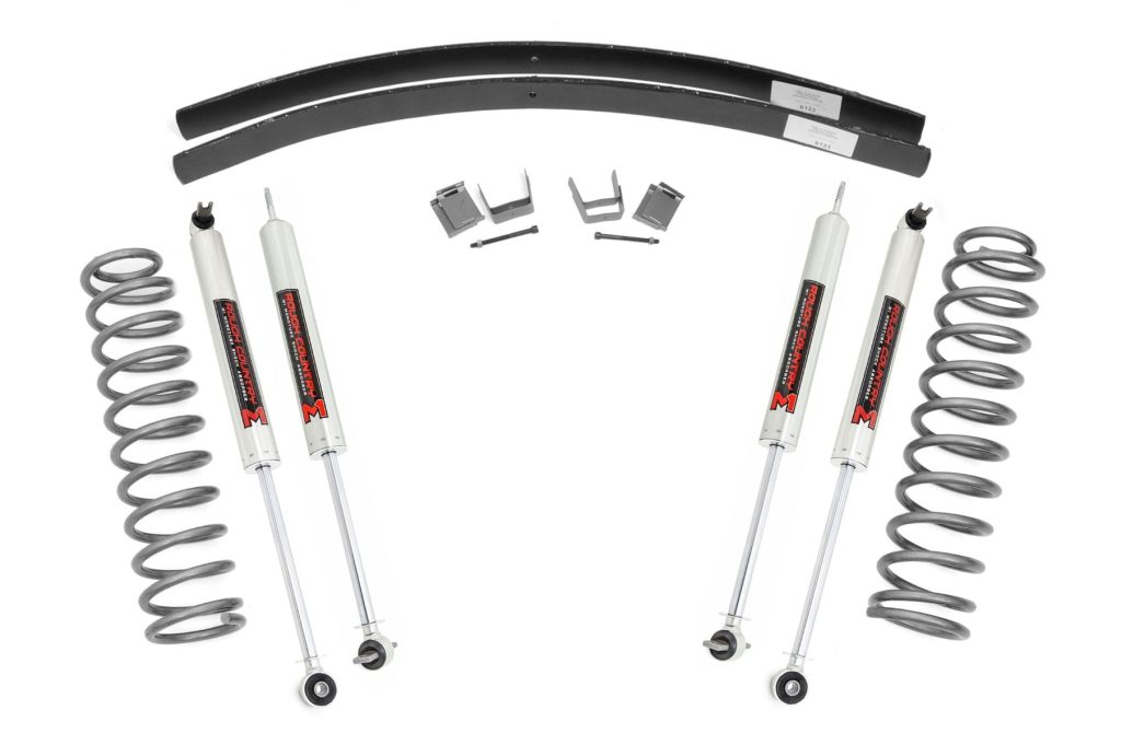 Rough Country 3 Inch Lift Kit Rear AAL M1 Jeep Cherokee XJ 2WD/4WD (1984-2001)