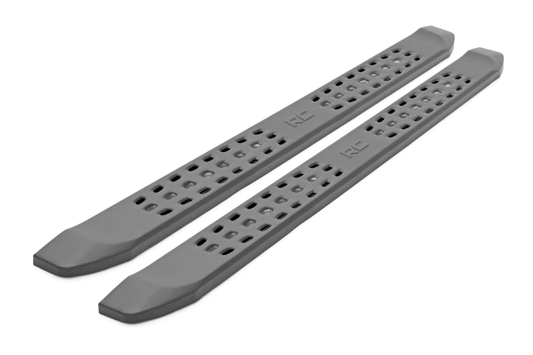 Rough Country RPT2 Running Board Crew Cab Black Toyota Tundra 2WD/4WD (2007-2021)