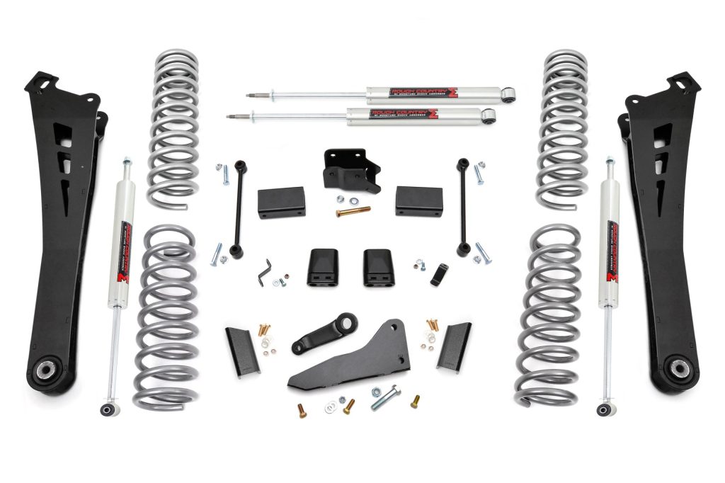 Rough Country 5 Inch Lift Kit Diesel Dual Rate Coils M1 Ram 2500 4WD (2014-2018)