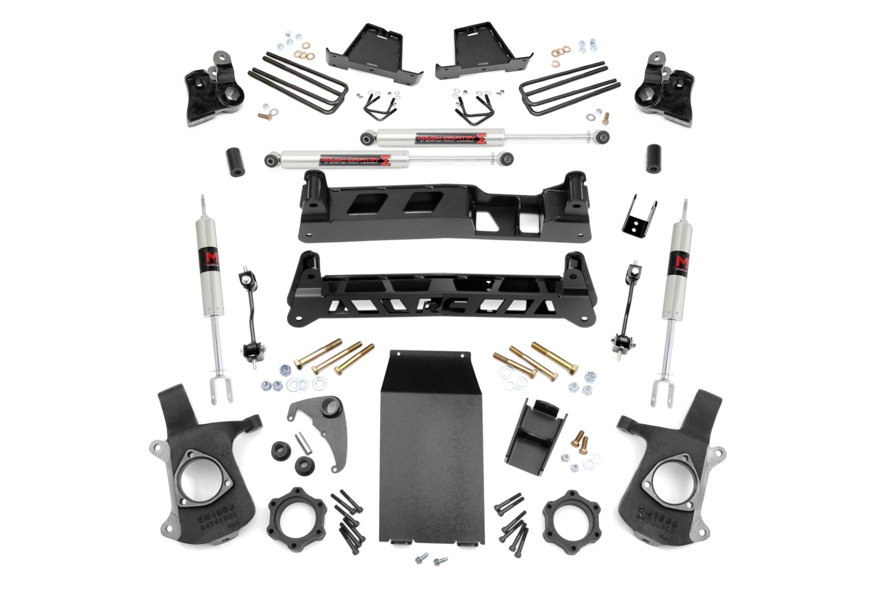 Rough Country 4 Inch Lift Kit M1 Chevy Silverado & GMC Sierra 1500 4WD (1999-2006 & Classic)
