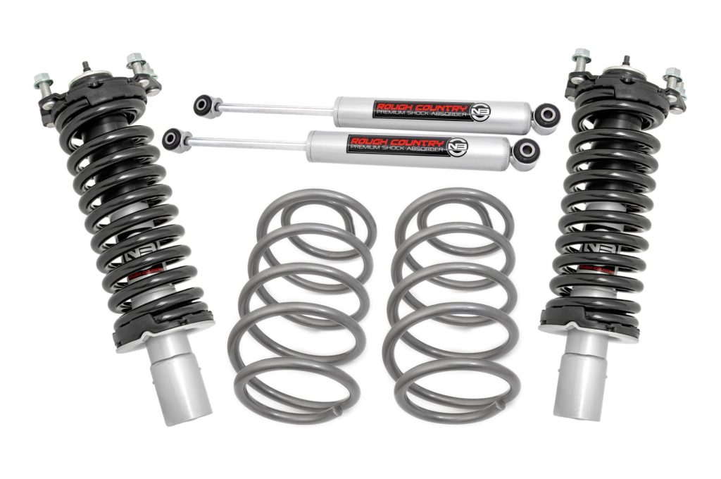 Rough Country 2.5 Inch Lift Kit N3 Front Struts Jeep Liberty KK 4WD (2008-2012)