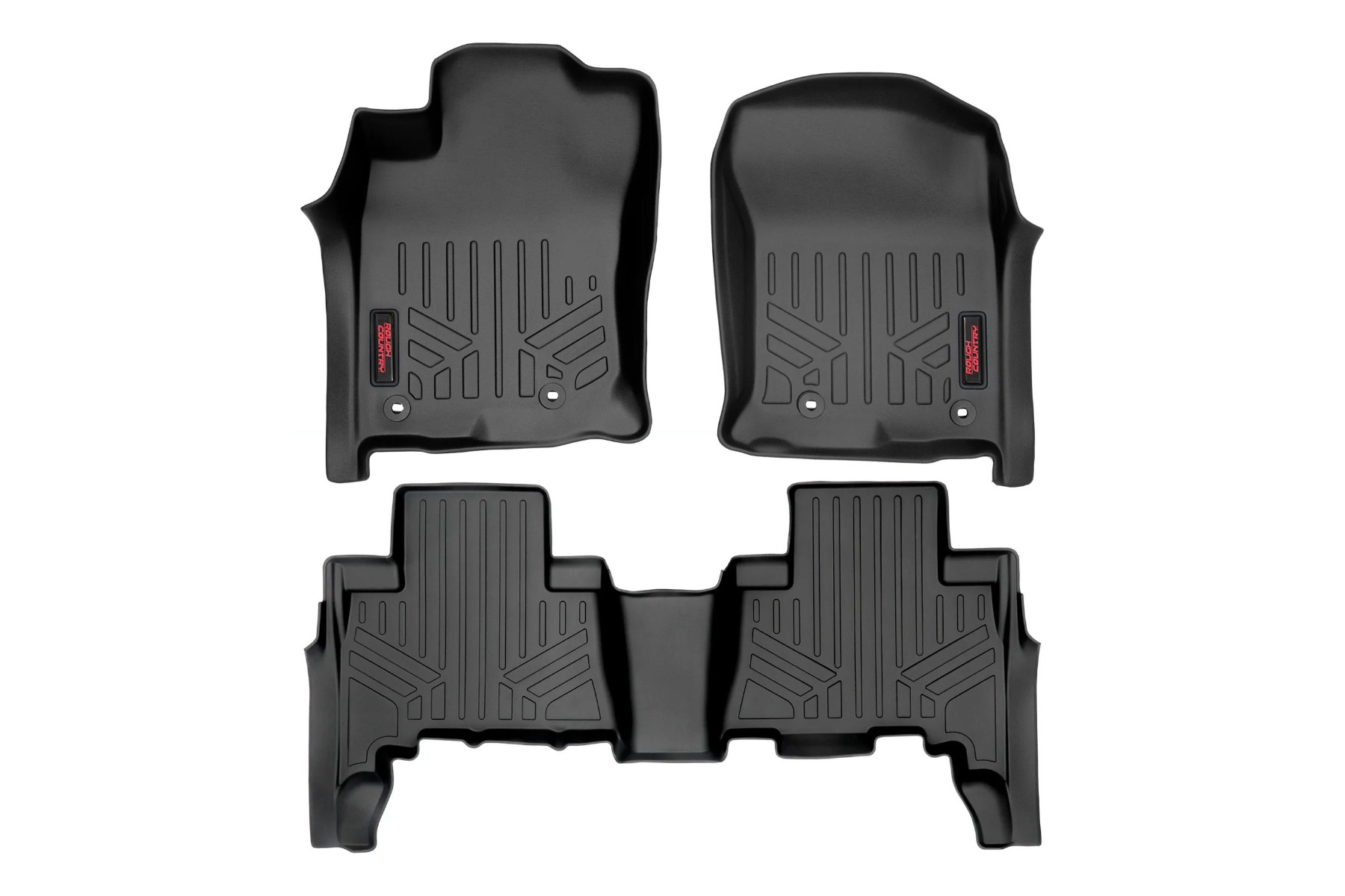 Rough Country Floor Mats Front and Rear Toyota 4Runner 2WD/4WD (2013-2024)