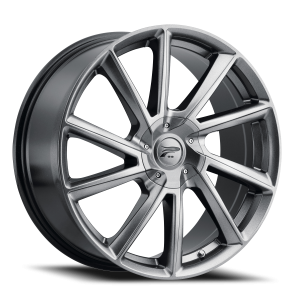 Platinum Mystic FWD 17x8 5x110 +35 Bright Graphite Silver